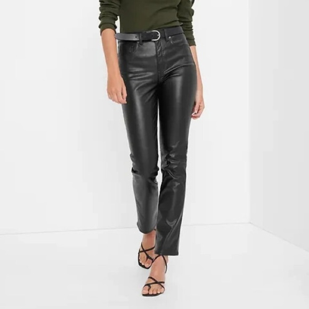 GAP Black High Rise Vintage Slim Pants